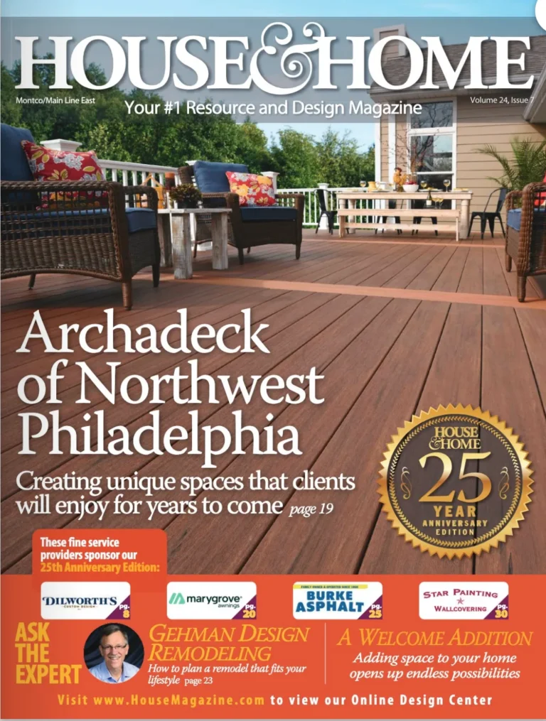 House & Home magazine cover — Montco Main Line