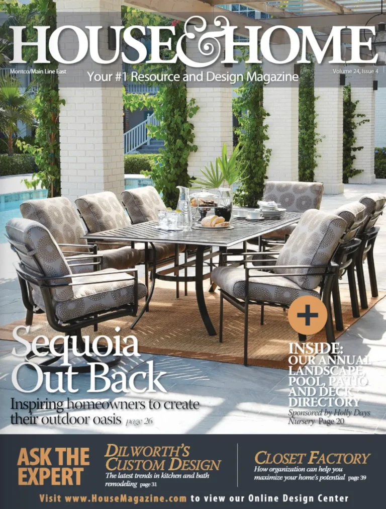 House & Home magazine cover — Montco Main Line
