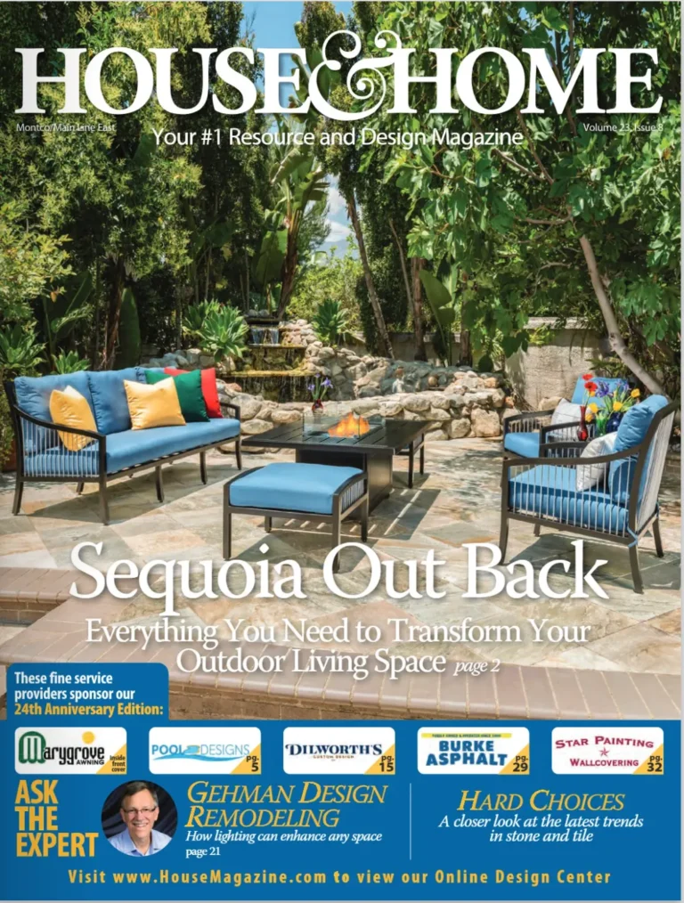 House & Home magazine cover — Montco Main Line