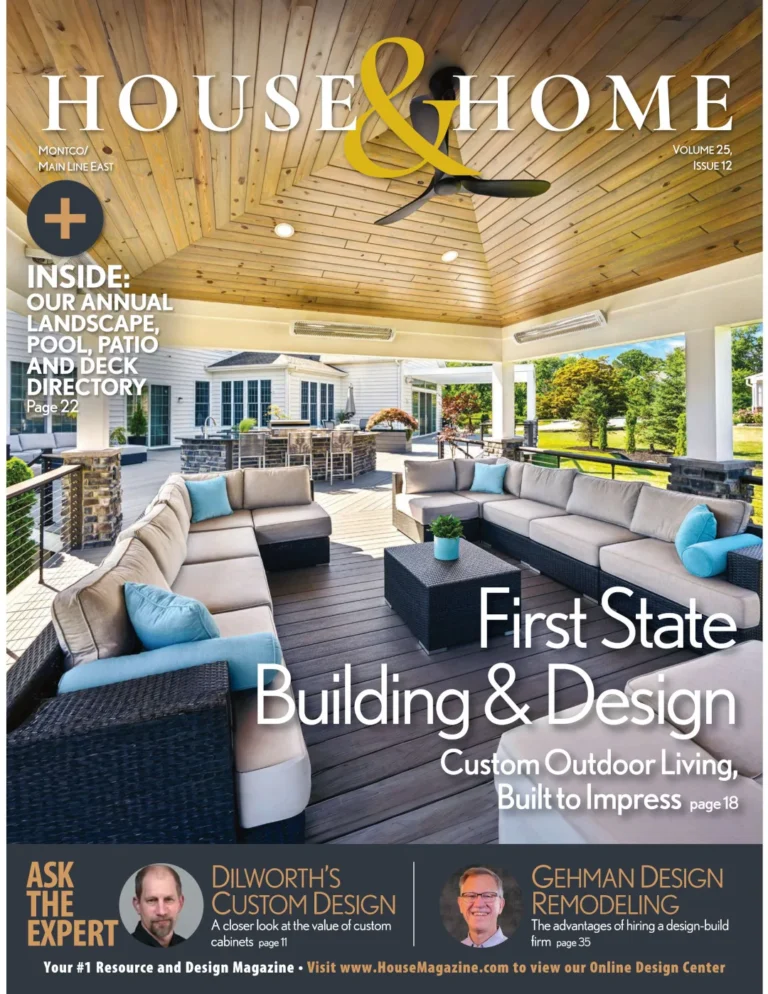 House & Home magazine cover — Montco Main Line