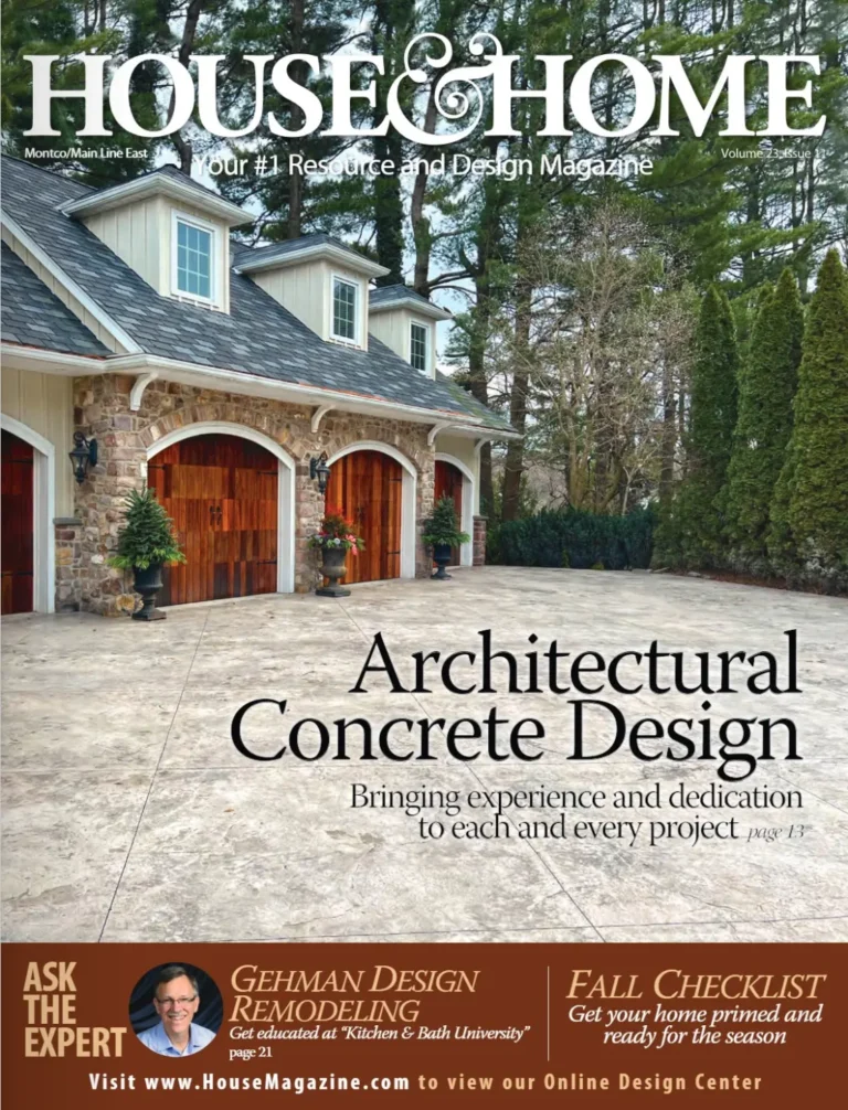 House & Home magazine cover — Montco Main Line